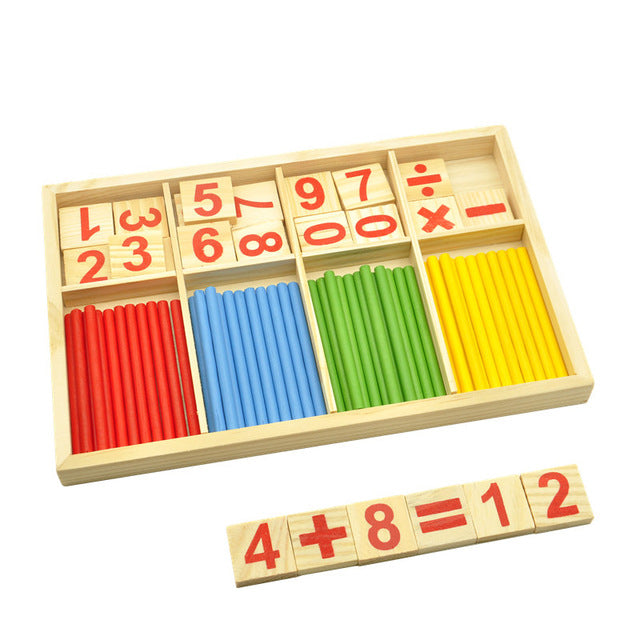 Wooden Montessori Math Activity